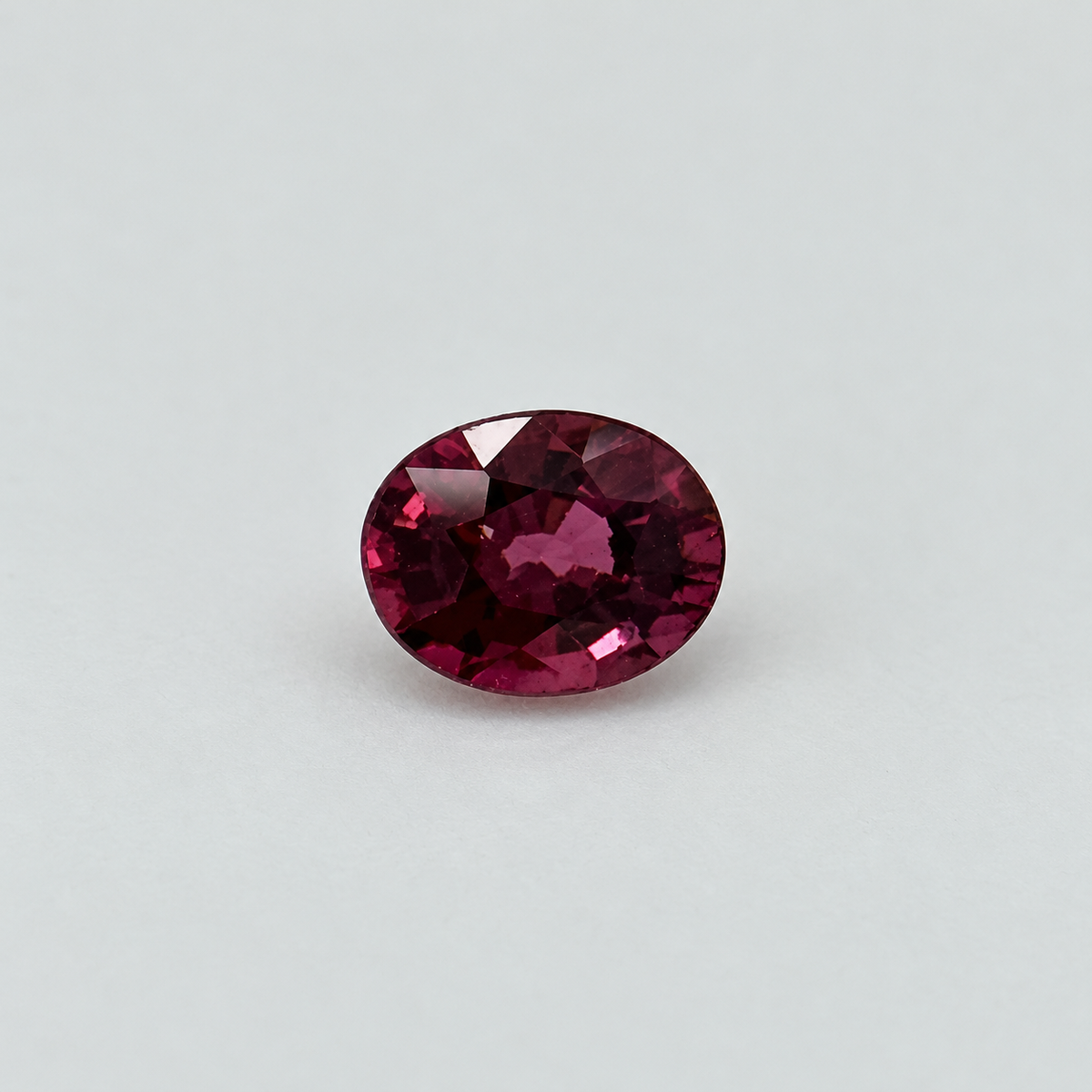 0.34 ct oval cut grape garnet loose gemstone