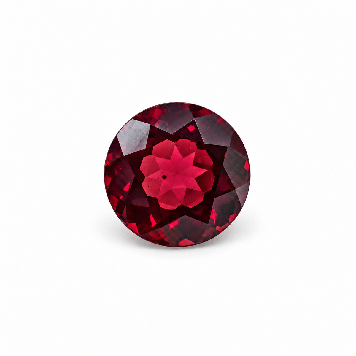 159 Garnet 2.30 ct round wine-red gemstone